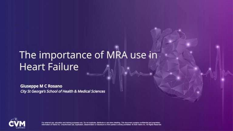 The importance of MRA use in Heart Failure video title screen