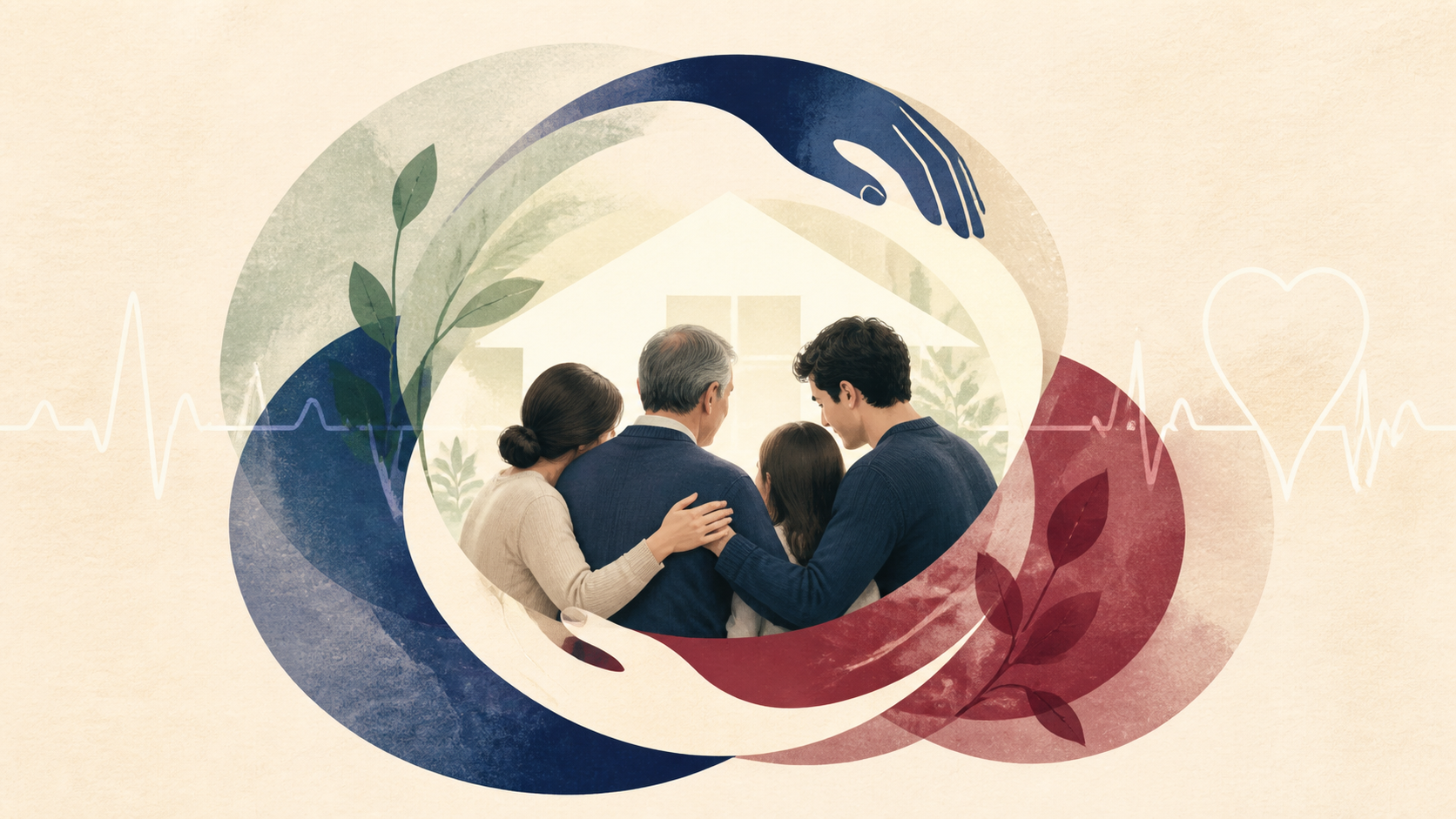 Family Palliative Care in Heart Failure: A Rural Randomized Trial — editorial illustration