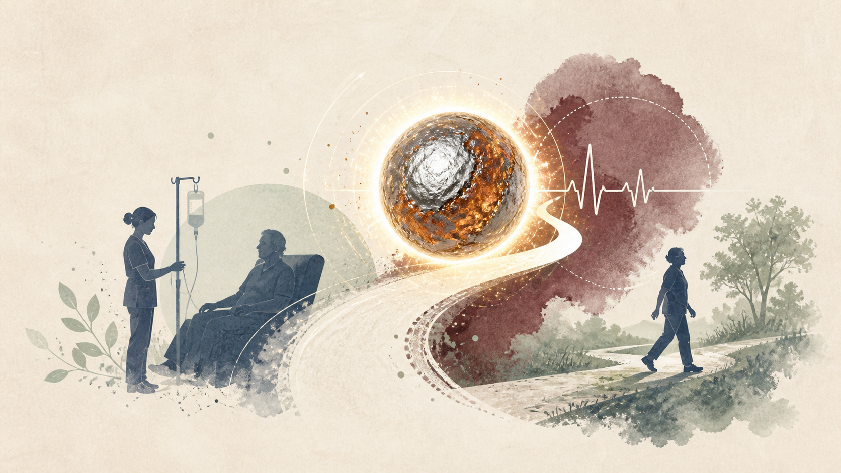Intravenous Iron in HFpEF: What the FAIR-HFpEF Trial Could—and Could Not—Show — editorial illustration